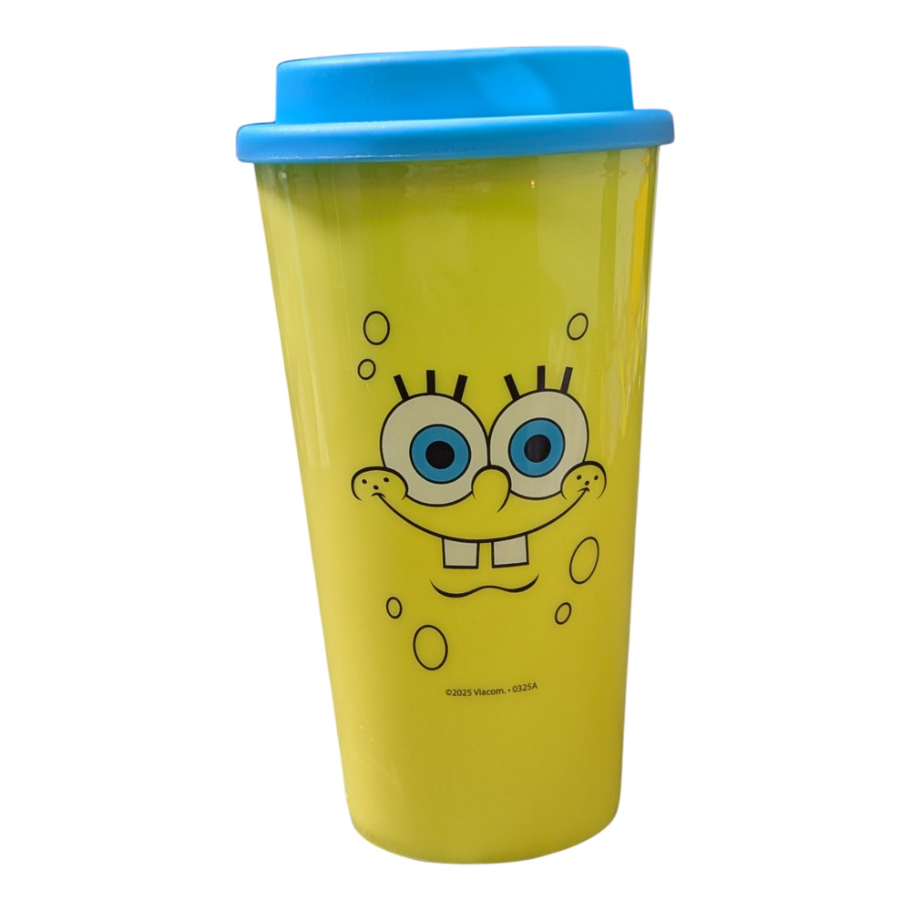 SpongeBob SquarePants Travel Tumbler 20oz Yellow NWT